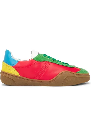 Acne Studios Bars Sneaker in - Red,Green. Size 36 (also in 37, 38, 40, 41).