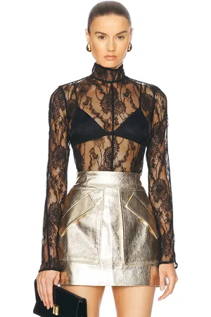 AKNVAS Magdalene Top in - Black. Size L (also in S, XL, XS).
