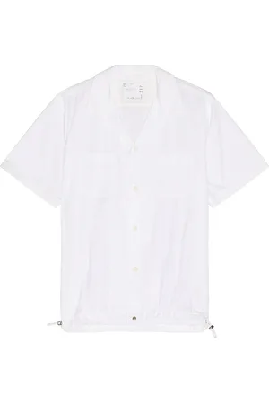 SACAI Cotton Poplin Shirt in - White. Size 2 (also in 3, 4).