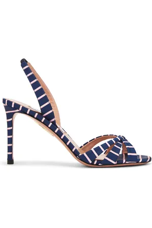 Aquazzura Tati 85 Sandal in - Blue. Size 36 (also in 36.5, 37, 37.5, 39.5, 40, 41).