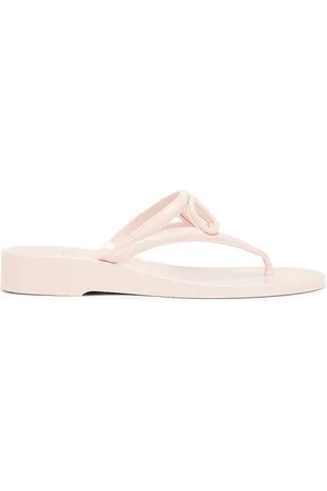 VALENTINO GARAVANI V Logo Signature Thong Sandal in - Blush. Size 36 (also in 37, 38, 39, 40, 41).