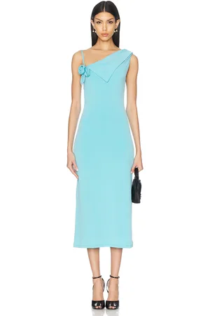 SANDY LIANG Otter Dress in - Blue. Size L (also in S, XS).