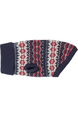Barbour Case Fairisle Dog Sweater in - Blue. Size L (also in M, S).