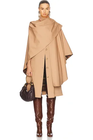 Chloé Cotton Gabardine Coat in - Beige. Size 38 (also in ).