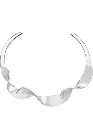 DEMARSON Livy Collar Necklace in - Metallic . Size all.