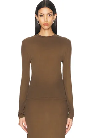 Acne Studios Erman Long Sleeve T-shirt in - Brown. Size L (also in M, S, XS).