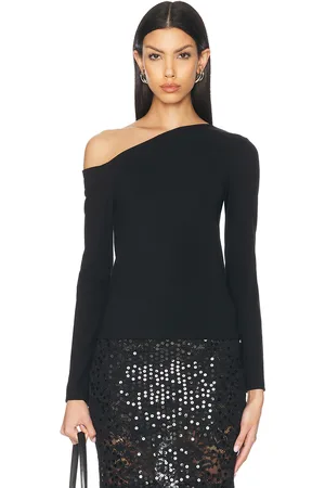ENZA COSTA Exposed Shoulder Top in - . Size L (also in M, S).