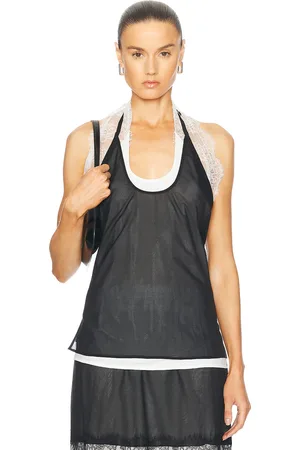 Helmut Lang Lace Camisole Top in - . Size L (also in M, S, XS).