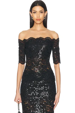 Paco rabanne Stretch Lace Top in - . Size 38 (also in ).