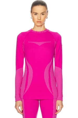 Goldbergh Slick Baselayer Top in - Pink. Size L/XL (also in S/M, XXS/XS).