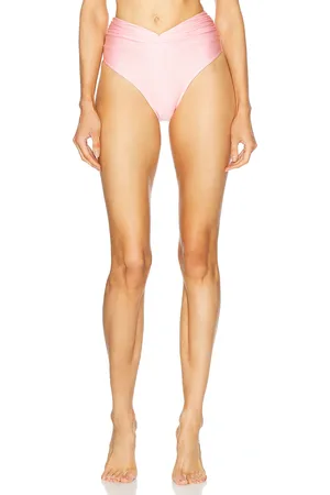 Shani Claire Bikini Bottom in - Pink. Size L (also in S, XS).