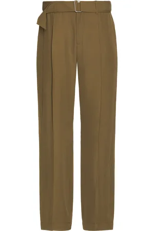 Simkhai Elvis Pleated Pull On Trousers in - Green. Size L (also in M, S, XL/1X).