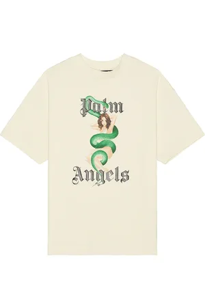 Palm Angels Ivy Pin Up Tee in - Cream. Size M (also in XL/1X).