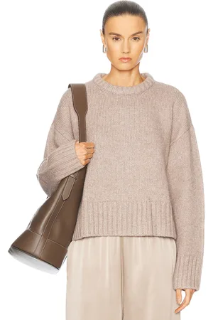 EAVES Liam Sweater in - Taupe. Size L (also in M, XL).