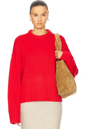 EAVES Liam Sweater in - Red. Size L (also in M, XL).