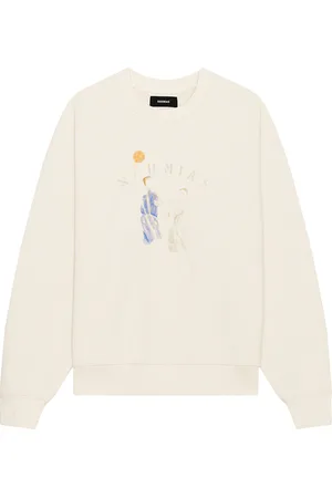 Nahmias Dancing Crewneck Sweatshirt in - White. Size L (also in M, S, XL/1X).