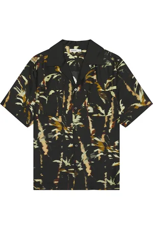 Simkhai Connor Camp Shirt in - Black. Size L (also in M).