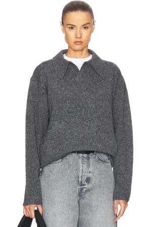 WAO Long Sleeve Sweater Polo in - . Size M (also in XL/1X, XS).