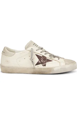 Golden Goose Super-Star Sneakers in White Ice & Brown - White. Size 41 (also in ).