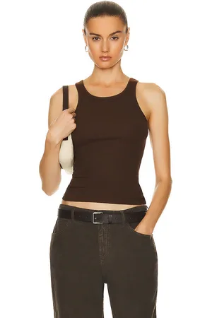 ÉTERNE High Neck Fitted Tank Top in - . Size L (also in XL).