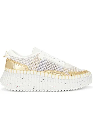 Chloé Nama Sneaker in - Metallic . Size 37 (also in 38, 39, 40).