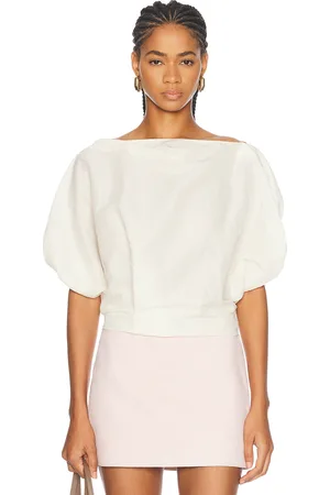 Khaite Niles Top in - Cream. Size 6 (also in ).