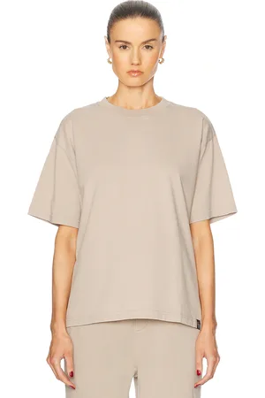 WAO The Relaxed Tee in - Brown. Size L (also in M, S, XL/1X, XS).