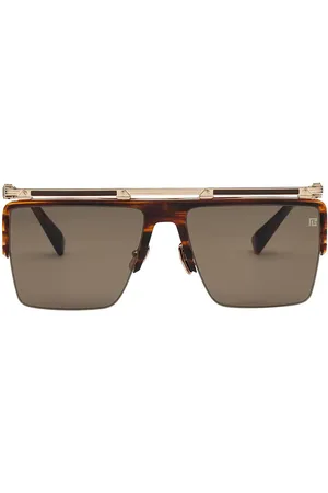 Balmain Trimophe Sunglasses in - Brown. Size all.