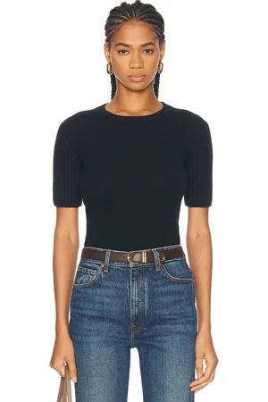 Khaite Mia Sweater in - Navy. Size L (also in M, S, XS).