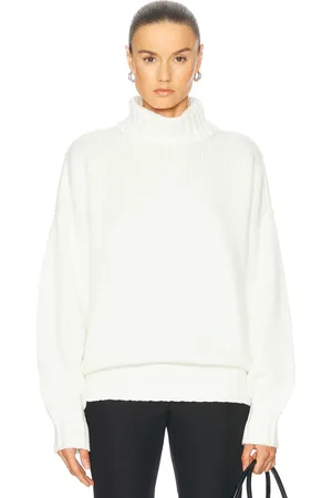 EAVES Karina Sweater in - White. Size L (also in M, S, XL, XS).