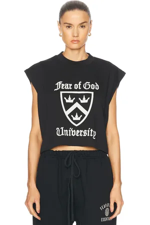 FEAR OF GOD Cropped Muscle T-Shirt in - . Size XS (also in ).