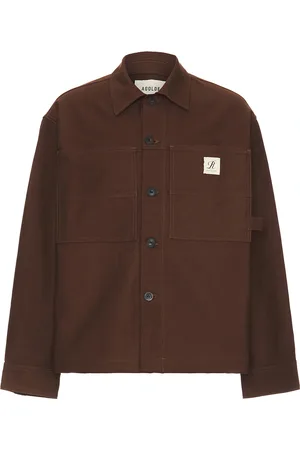 AGOLDE X RSVP Gallery Erving Shirt Jacket in - Brown. Size M (also in XL/1X).