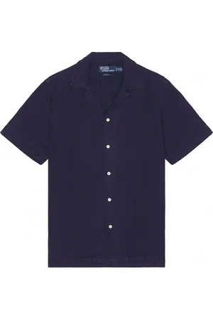 Ralph Lauren Andy Camp Shirt in - Navy. Size M (also in S, XL/1X).