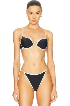 Shani Alexis Bikini Top in - Black. Size L (also in S, XS).