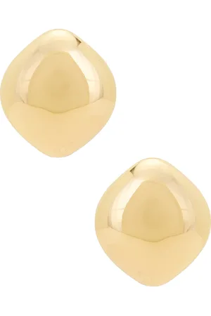 Jennifer Fisher Puffy Cushion Earrings in - Metallic Gold. Size all.