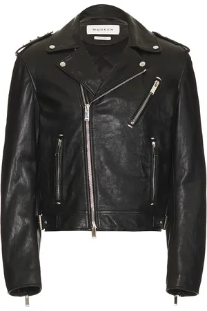 Alexander McQueen Leather Jacket in - . Size 46 (also in 48, 50).