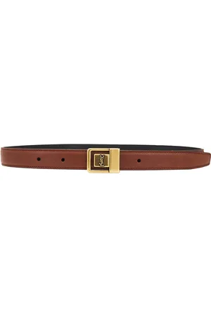 Saint Laurent Leather Belt in - Black. Size 65 (also in 70, 75, 80, 85, 90).