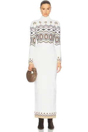 Retrofete Mccoy Dress in - White. Size M (also in S, XS).