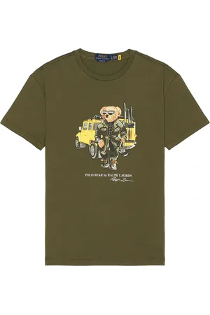 Ralph Lauren Polo Bear Tee in - Olive. Size M (also in S).
