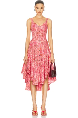 Etro Button Down Dress in - Pink. Size 36 (also in 38, 42).