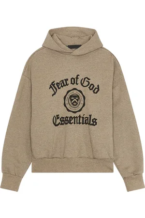 FEAR OF GOD Heavy Fleece Vintage Shrunken Hoodie in - Grey. Size XS (also in ).