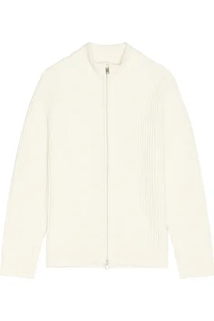 THEORY Tomas Full Zip Sweater Jacket in - White. Size L (also in S).