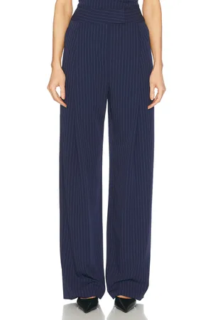 The Sei Boyfriend Trouser in - Navy. Size 2 (also in 4, 6, 8).