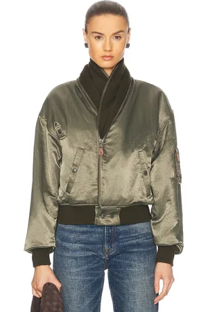 R13 Zip Collar Flight Jacket in - . Size L (also in M).