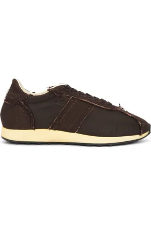 The Row Mica Sneaker in Brown Brown & Cream - Brown. Size 38 (also in 39, 40).