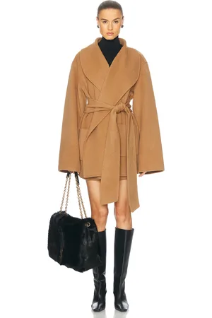 SER.O.YA Dulcetta Coat in - Tan. Size L (also in M, S, XL).