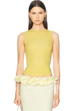 Maygel Coronel Anthos Tank Top in - Mustard. Size all.