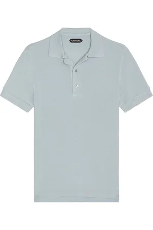 Tom Ford Short Sleeve Polo in - Blue. Size 46 (also in 48, 50).