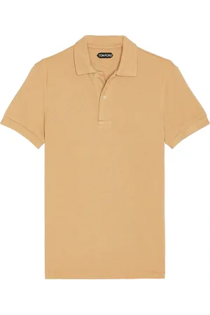 Tom Ford Short Sleeve Polo in - Brown. Size 46 (also in 48, 50, 52).