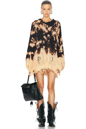 R13 Bleached Oversized Sweater in - Neutral. Size XS (also in ).
